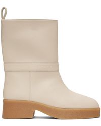 Stella McCartney - Off-white Skyla Alter Sport Mat Boots - Lyst