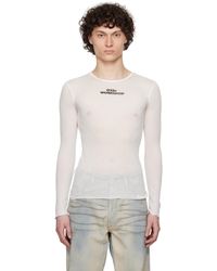 032c - Sun' Fine Rib Longsleeve T-Shirt - Lyst