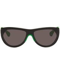 Bottega Veneta - Black Mitre Sunglasses - Lyst
