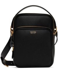 Tom Ford - Soft Grain Leather Small Messenger Bag - Lyst