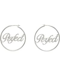 Marc Jacobs - 'The Perfect Pave' Hoop Earrings - Lyst