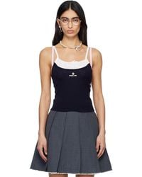 ShuShu/Tong - Patchwork Knit Sling Camisole - Lyst