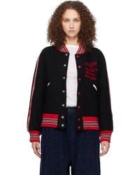 Needles - Deconstructed Letter Bomber Jacket - Lyst