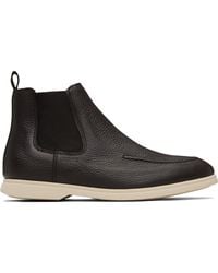 BOSS - Leather Chelsea Boots - Lyst