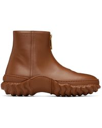 Marni - Brown Zip Boots - Lyst