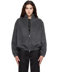NOTHING WRITTEN - Plaza Zip Blouson Jacket - Lyst