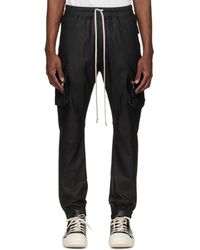 Rick Owens - Temple Mastodon Leather Cargo Pants - Lyst