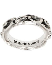 Emanuele Bicocchi - Arabesque Band Ring - Lyst