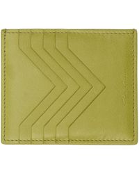 Rick Owens - Green Square Card Holder - Lyst