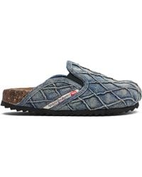 DIESEL - D-Woodstock Quilted Slip-On Loafers - Lyst