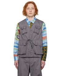 Engineered Garments - Gray C-1 Vest - Lyst