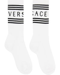 Versace - White Athletic Socks - Lyst