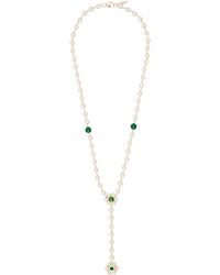 Veert - 'The Macro Flower Pearl Rosary' Necklace - Lyst