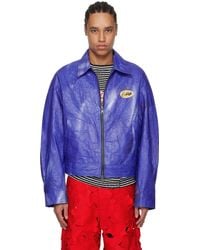 ANDERSSON BELL - ブルー Wilson Printed Tyvek ジャケット - Lyst