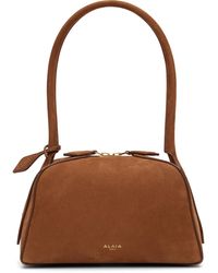 Alaïa - 'Le Bouledogue' Small Nubuck Bag - Lyst