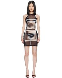 Jean Paul Gaultier - 'The Eyes And Lips' Minidress - Lyst