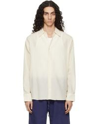 Studio Nicholson - Off- View Shirt - Lyst