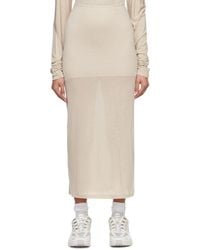 Post Archive Faction PAF - Post Archive Faction (paf) Off- Paneled Midi Skirt - Lyst