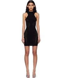 MISBHV - Robe Courte Future Sport Noire À Corsage Bain De Soleil - Lyst