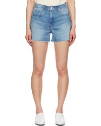 FRAME - 'the Vintage Relaxed' Denim Shorts - Lyst