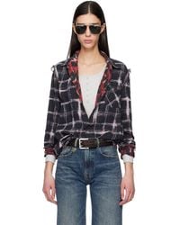 R13 - Shredded Seam Reversible Shirt - Lyst