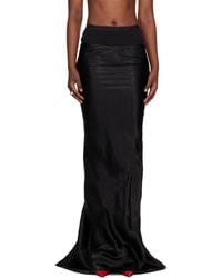 Rick Owens - Temple Slim Long Coda Maxi Skirt - Lyst