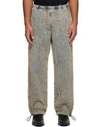 DIESEL - Relaxed D-Martial 0Cmbz Jeans - Lyst