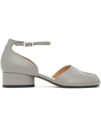 Maison Margiela レザー Ssense 限定 Exposed Toe アンクル ストラップ Maison Margiela レザー Ssense 限定 Exposed Toe アンクル ストラップ