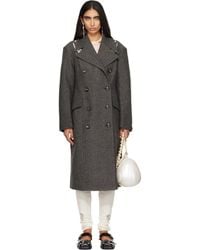 Simone Rocha - Double Breasted Slash Coat - Lyst