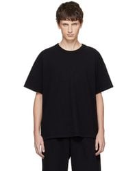 Les Tien - Lightweight Binded Neck Oversized T-Shirt - Lyst