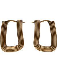 KHAITE - Santa Fe Rectangular Earrings - Lyst