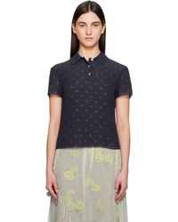 Acne Studios - ネイビー レイヤード シャツ - Lyst