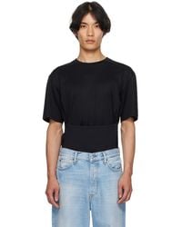 Mugler - Boxy Corset T-Shirt - Lyst