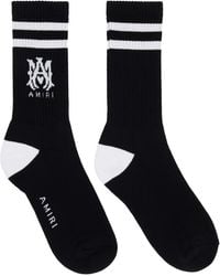 Amiri - 'Ma' Core Logo Socks - Lyst