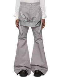 Rick Owens - Tower Megastrapped Bolan Bootcut Trousers - Lyst