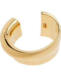 Jacquemus - Bracelet En Forme De J Doré - Lyst