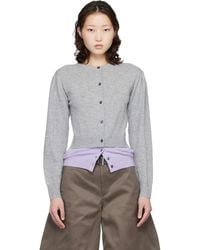 MERYLL ROGGE - Crew Neck Double Cardigan - Lyst