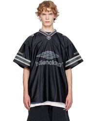 Balenciaga - 3B Football V-Neck Oversized Jersey - Lyst