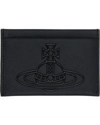 Vivienne Westwood - Leather Rubber Orb Flat Card Holder - Lyst