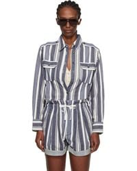 Isabel Marant - Off- Gelva Summer Striped Shirt - Lyst
