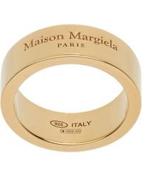 Maison Margiela - Logo Reference Ring - Lyst