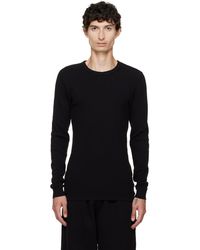 Les Tien - Thermal Fitted Long Sleeve T-Shirt - Lyst