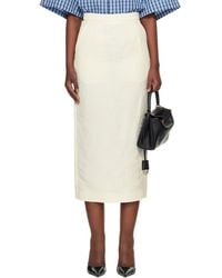 Willy Chavarria - Off- Tubo Midi Skirt - Lyst