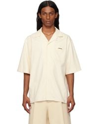 Marni - オフホワイト デニム ボウリングシャツ - Lyst