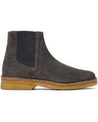 A.P.C. - . Gray Theodore Chelsea Boots - Lyst