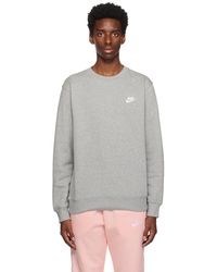 Nike club cheap sweatshirt lilac