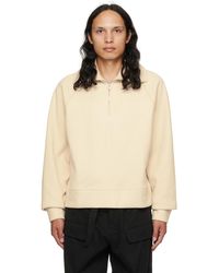 RECTO. - Double Ribbed Half-zip Sweater - Lyst