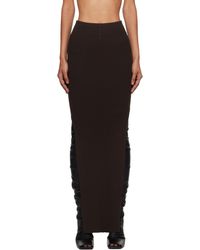 Rick Owens - ブラウン Concordians Sacriskirt ミディアムスカート - Lyst