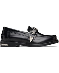 Toga - Polished Leather Loafers - Lyst