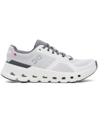On Shoes - Baskets cloudrunner 2 blanc et gris - Lyst